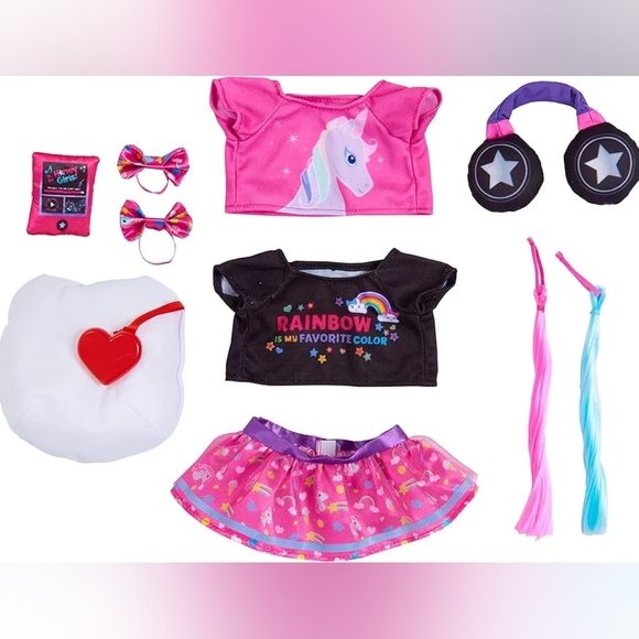 Just Play Build A Bear Workshop Pink Kitty, Make Your Own Stuffed Animal - Picture 2 of 7